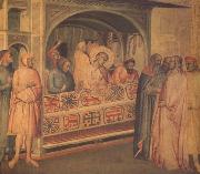 GADDI, Taddeo Saint Eligius in the Goldsmith's Shop (nn03) oil painting reproduction